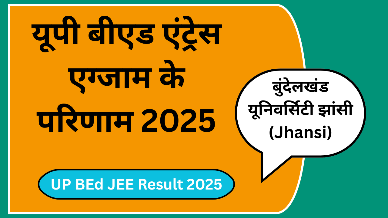 UP BEd JEE Result 2025